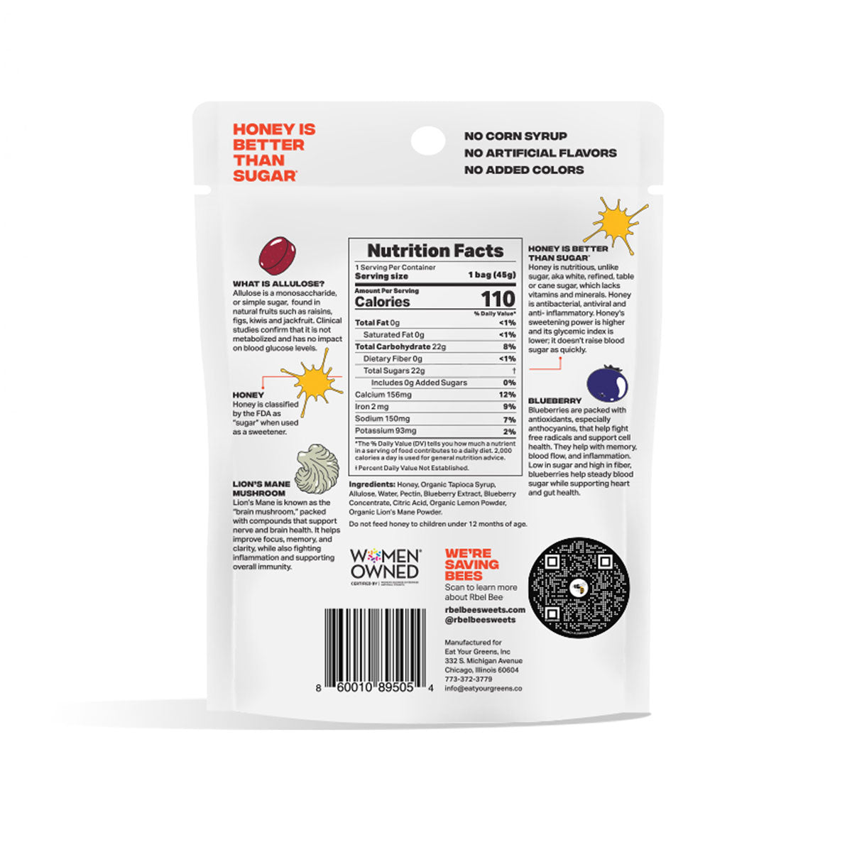 Blue Streak Fruit Chews